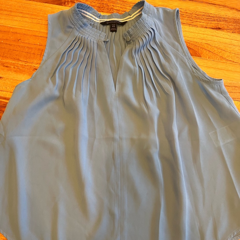 Light blue blouse
